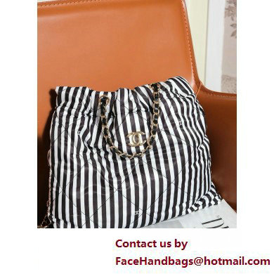 Chanel Large Backpack AS4692 Black & white 2025 - Click Image to Close